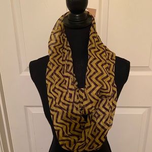 Infinity Scarf | Purple and Gold